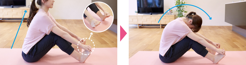 Lesson1 外反母趾や扁平足の予防にも ウォーミングアップと血行促進