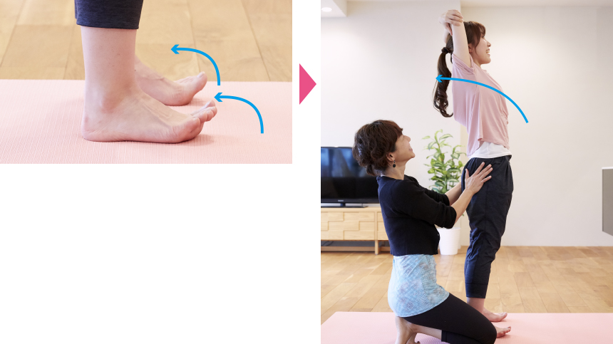 Lesson2 体幹強化につながる美姿勢ワーク 美姿勢の基本