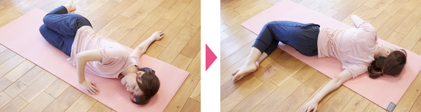 Lesson3 猫背・肩こり解消におすすめ！ 胸開き