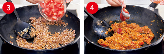 煮込まずにコク＆うま♡フライパンで作る『スパイスカレー』 手順