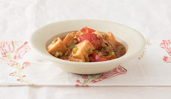 トマトの麻婆豆腐