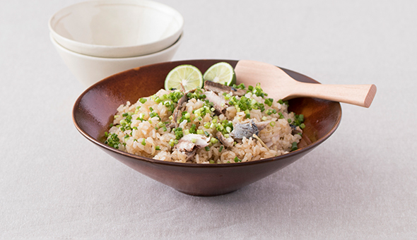 さんまの炊き込みごはん