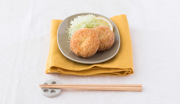れんこんのコロッケ