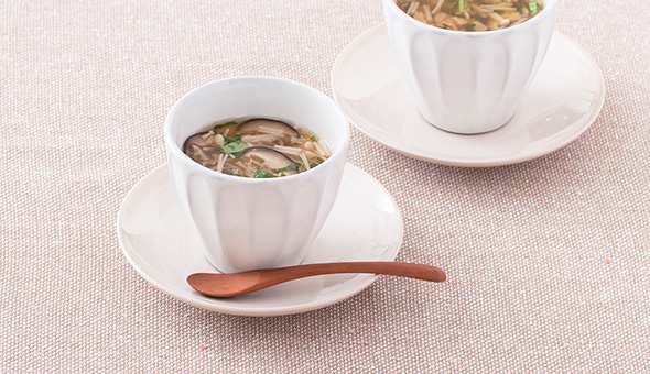 きのこの茶碗蒸し