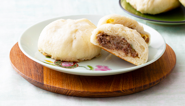 手作り牛肉まん