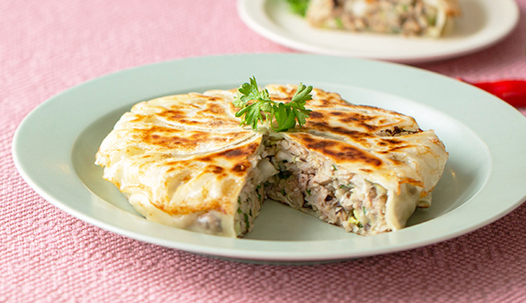 ビッグきのこ餃子