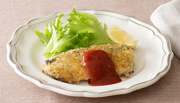 ブリのハーブパン粉焼き