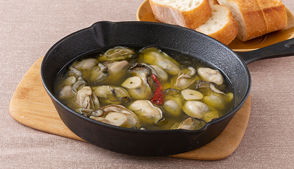 牡蠣のオイル煮