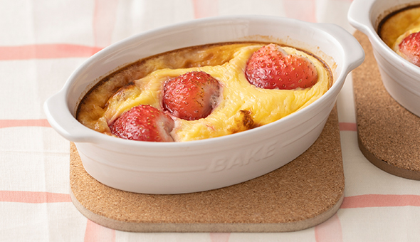 いちごのフルーツグラタン