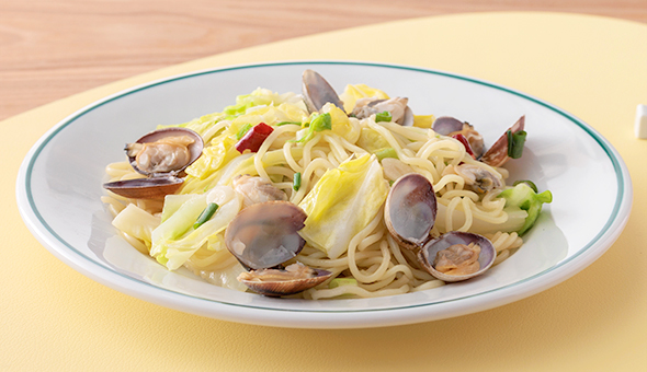 あさりの塩焼きそば