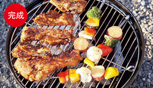下ゆで＋タレ漬けで味染みUP、焼き時間も短縮 バーベキュースペアリブ
