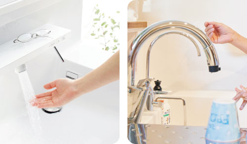 キッチンや洗面台、シャワーにも!先進のスマート機能で節水につなげよう