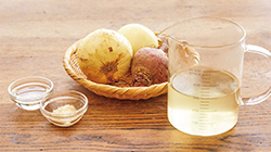 お庭やベランダで 春ピクニック! 新玉ねぎのカラフルポタージュ材料