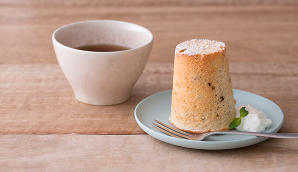 チョコバナナのカップシフォン