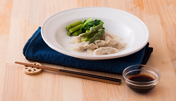 春野菜の水餃子