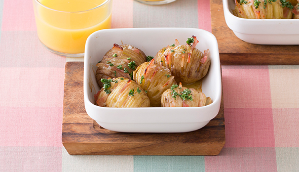 新じゃがのスウェーデン風ベイクドポテト