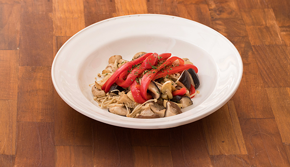 きのこのワイン蒸し