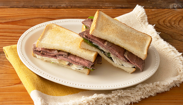 ローストビーフのサンド