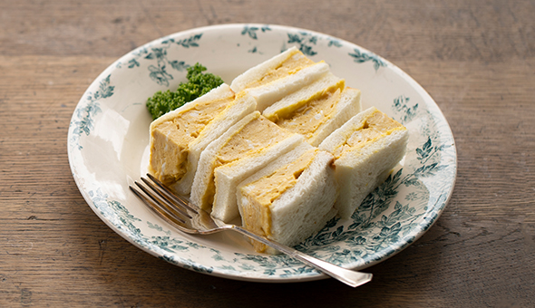 巻かないだし巻き卵サンド