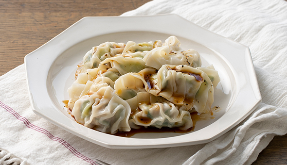 きゅうりと豚肉の水餃子