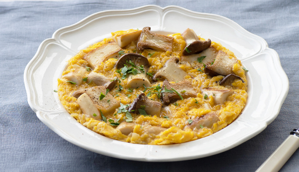 エリンギのオムレツ