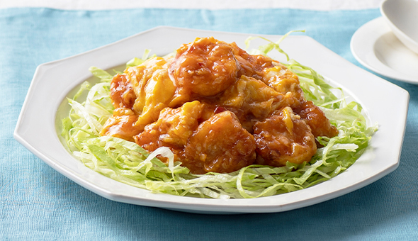 海老の梅チリソース