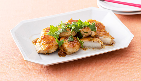 長芋の肉巻き梅照り焼き