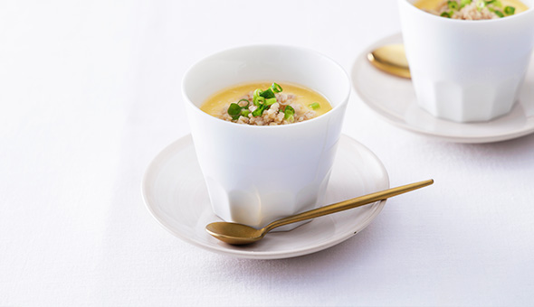 肉そぼろの茶碗蒸し
