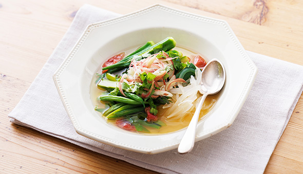 旬野菜の梅浸し